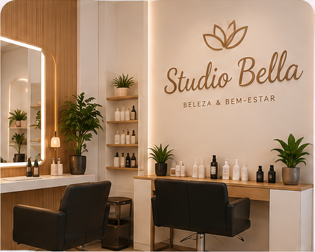 Site para salão de beleza com agendamento online